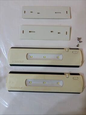 Duracell Cream LED Under the cabinet or Reading Light- Pack of 2